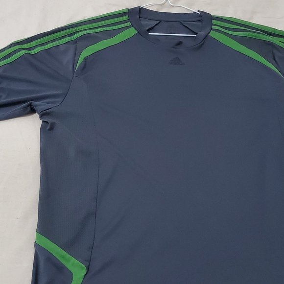 Adidas Large Green and Gray T-shirt. - Picture 1 of 2